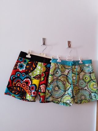 Lote 2 pantalones surferos mujer de segunda mano por 10 EUR en Gandía en  WALLAPOP