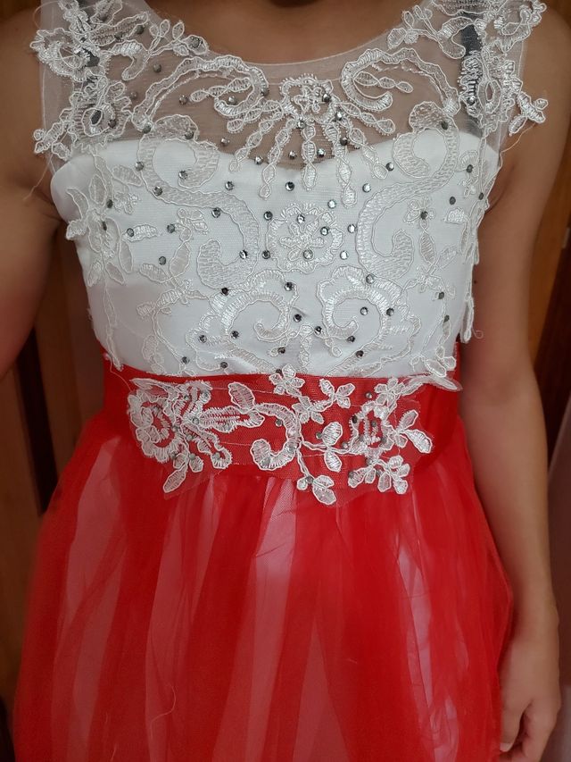 vestido ceremonia niña 10a y 12a