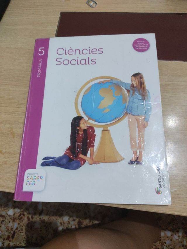 Libro Ciències Socials 5 primaría