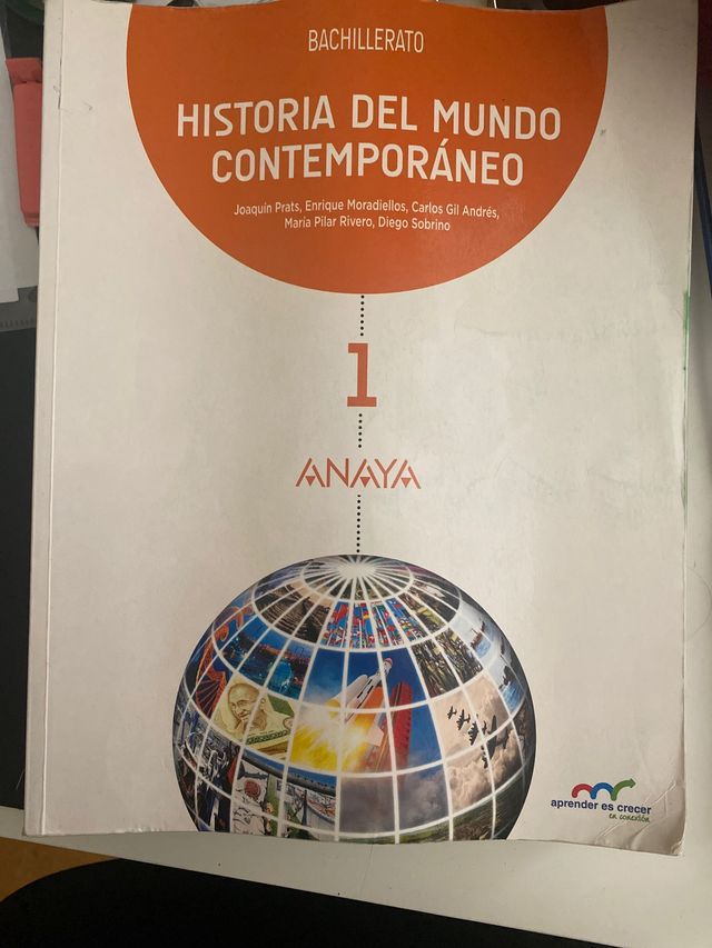 Libro historia del mundo contemporáneo Anaya de segunda mano por 15 € en Sevilla en WALLAPOP