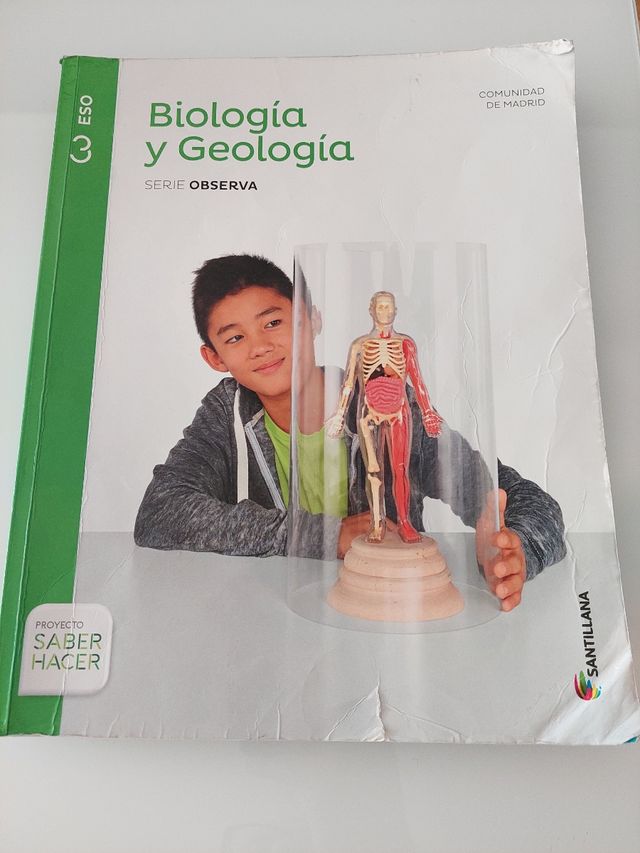 libro biología y geología 3°eso Santillana