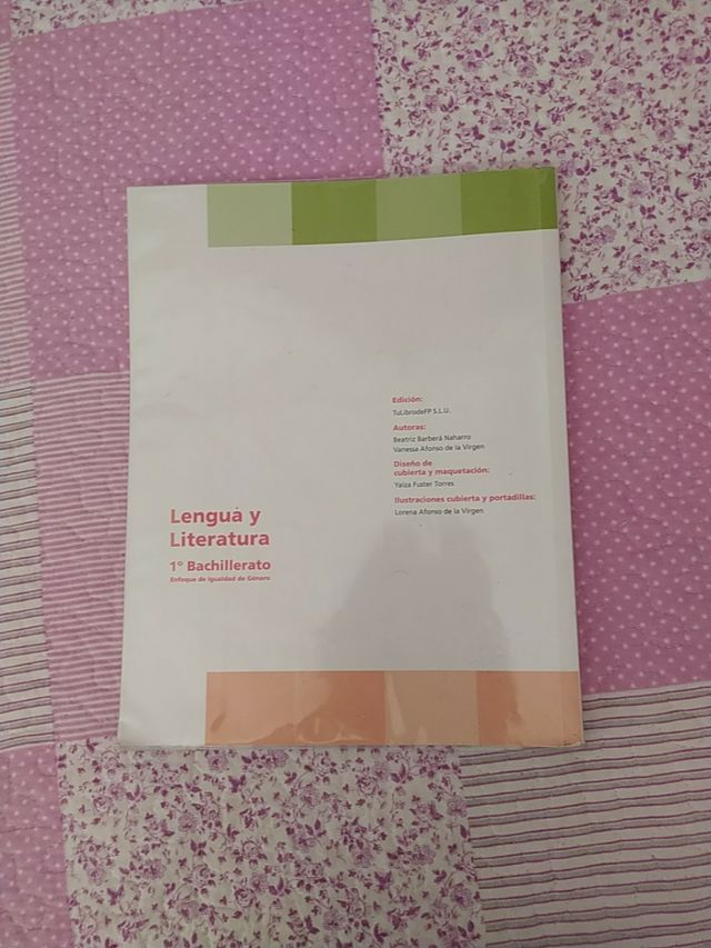 Libro castellano 1° bachiller