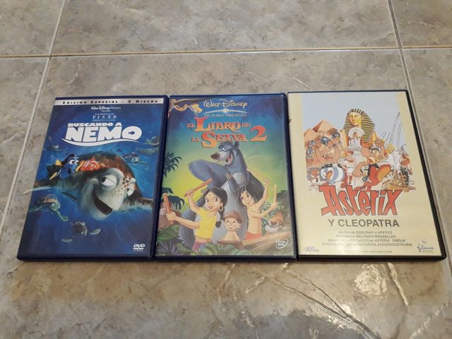 3 películas infantiles DVD