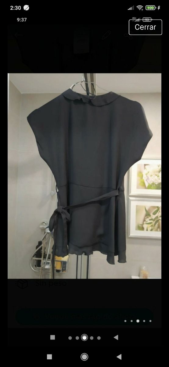 blusa cruzada XS H&M nueva