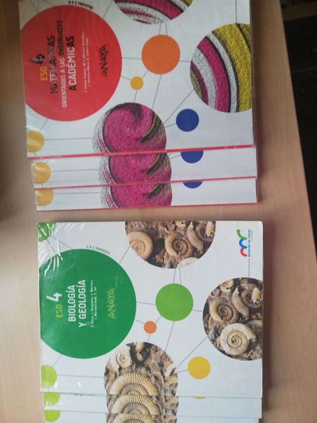 Libros cuarto ESO