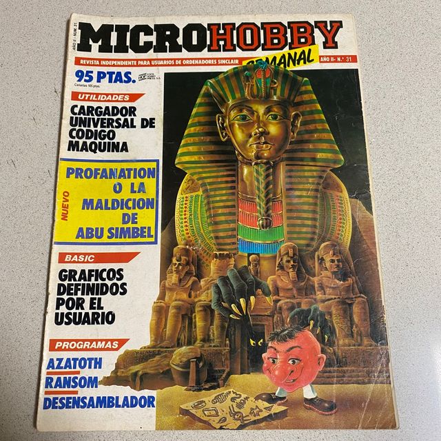 Set di 10 riviste MICROHOBBY ZX Spectrum
