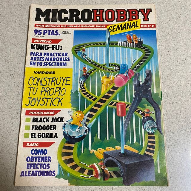 Set di 10 riviste MICROHOBBY ZX Spectrum