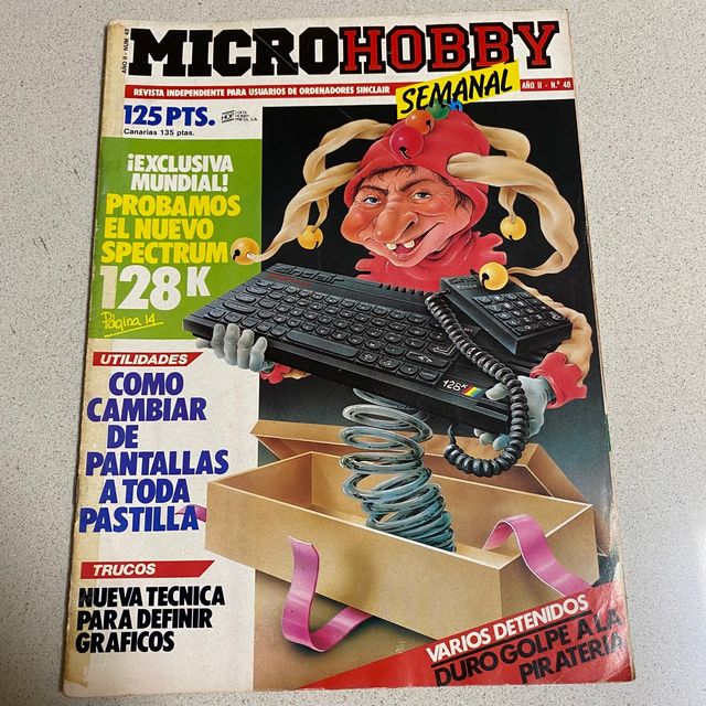 Set di 10 riviste MICROHOBBY ZX Spectrum