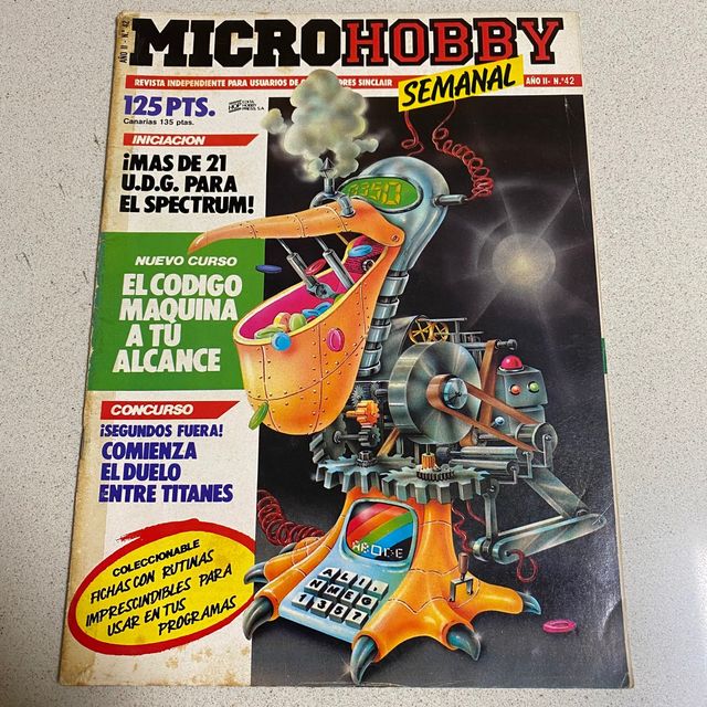 Set di 10 riviste MICROHOBBY ZX Spectrum
