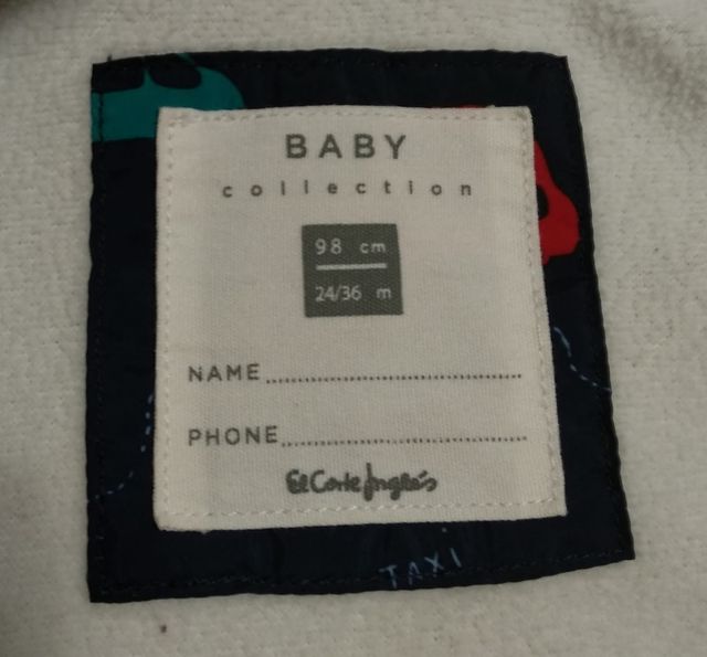 Chaquetón niño/a El Corte Inglés