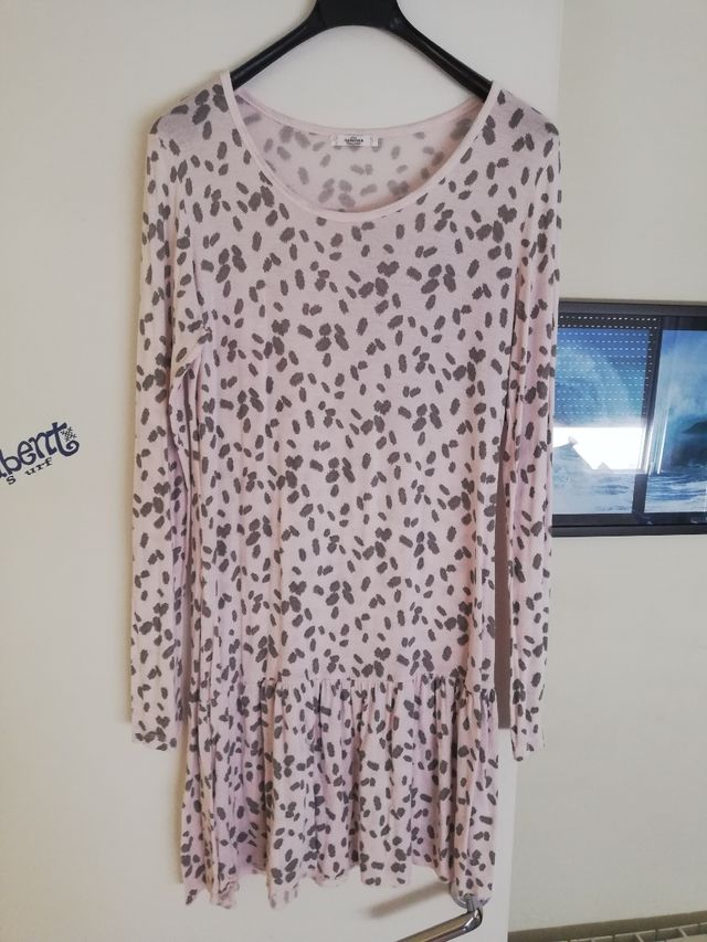 vestido animal print