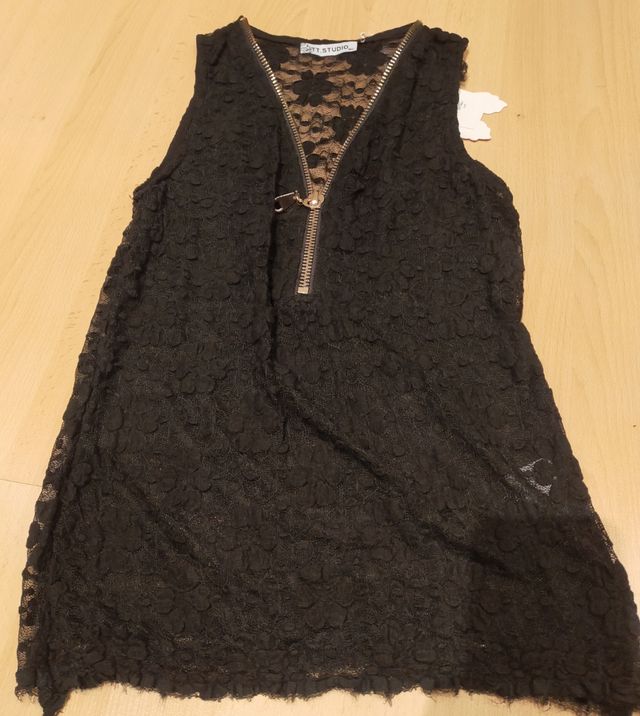 top semi transparente