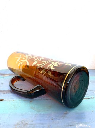 Jarra ámbar vintage