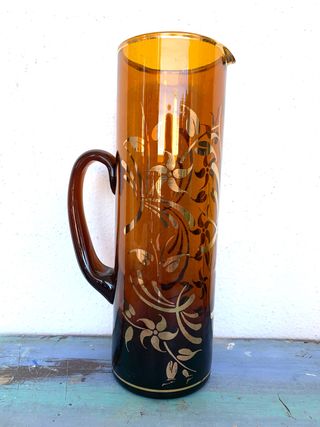 Jarra ámbar vintage