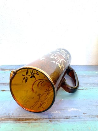 Jarra ámbar vintage