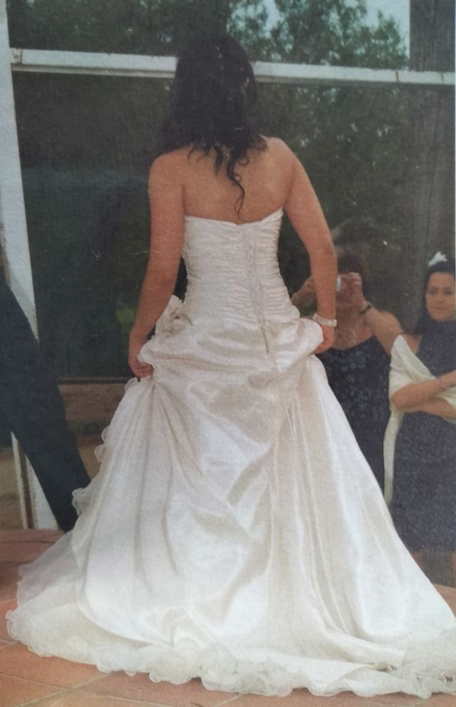 Espectacular vestido de novia