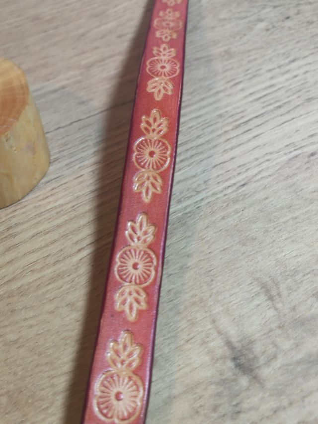 Pulsera pieza única de cuero