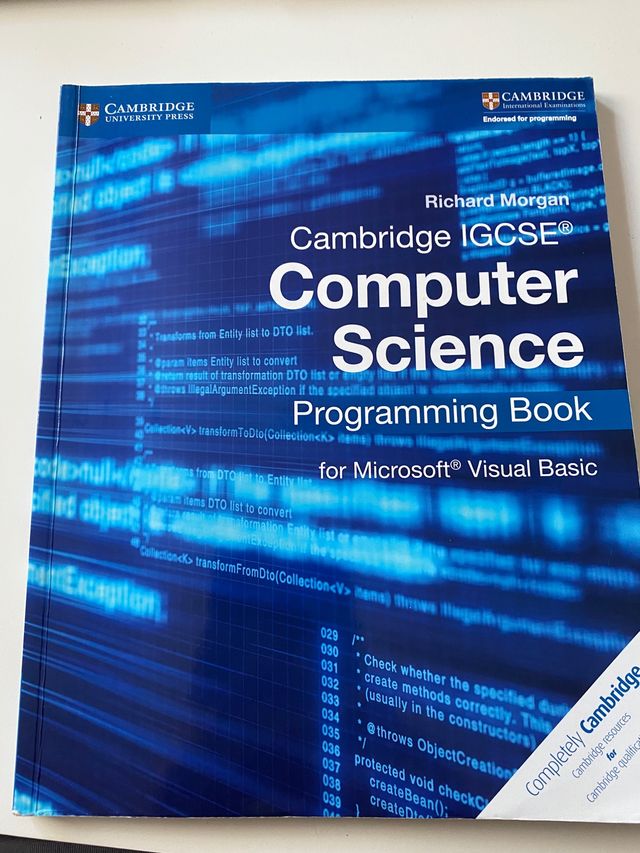 IGCSE Computer Science Programming Book