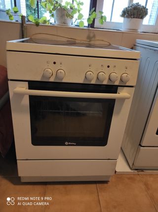 Vitrocerámica con horno de segunda mano por 200 EUR en Cabezón de la Sal en  WALLAPOP
