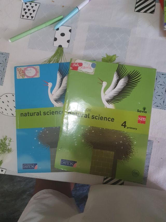 Quarto libri primari di Scienze Naturali