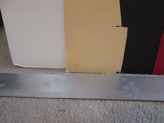 Luis Feito. Litografía firmada y numerada