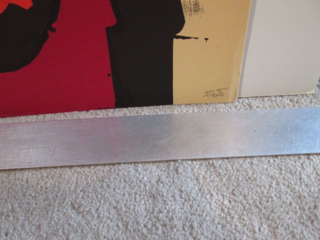 Luis Feito. Litografía firmada y numerada