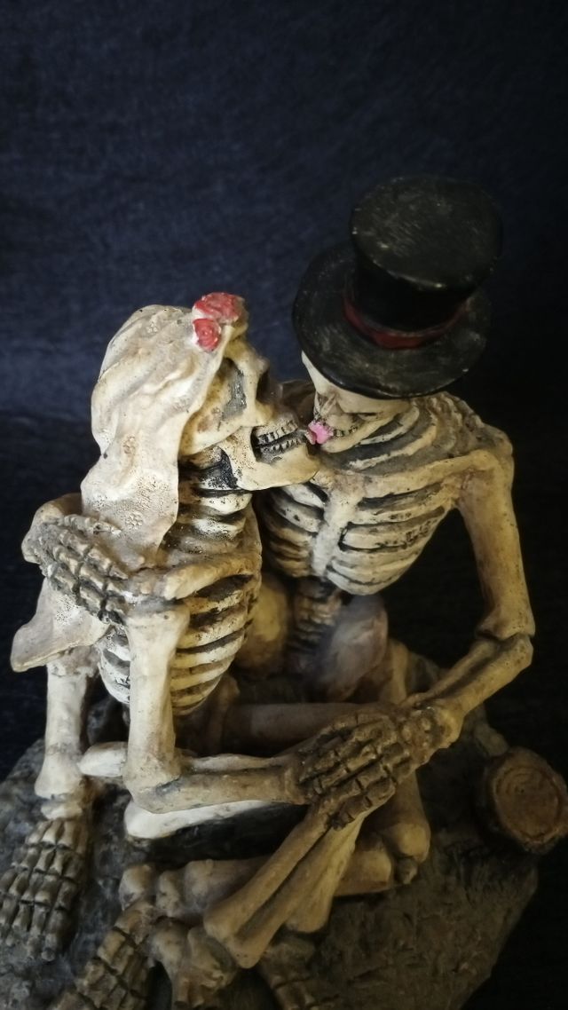 Calaveras coleccionista figura resina