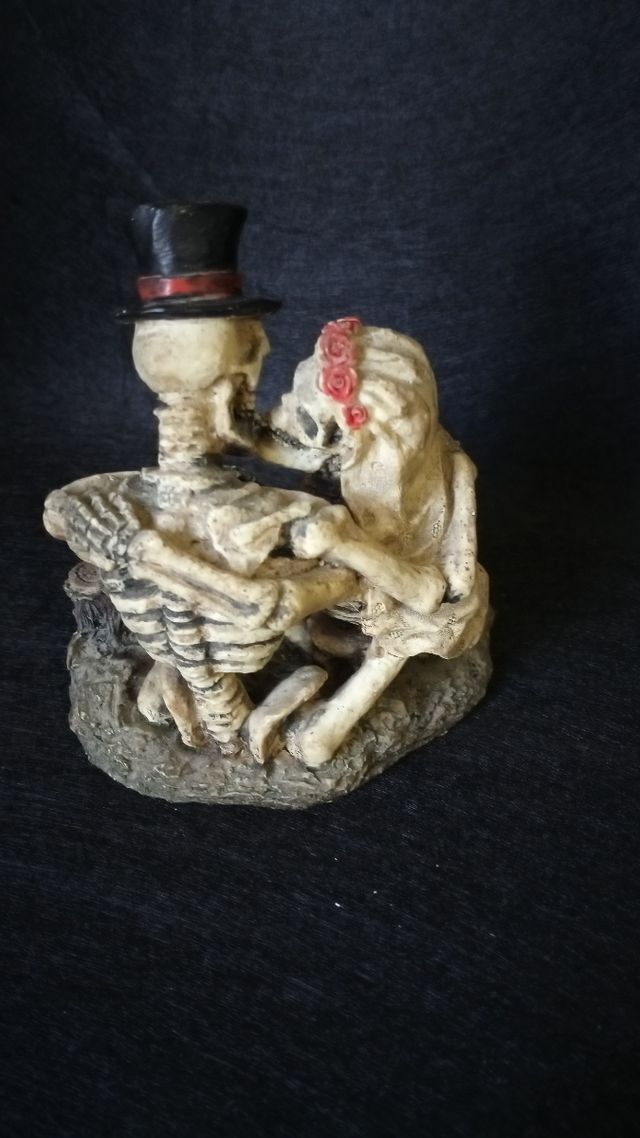 Calaveras coleccionista figura resina