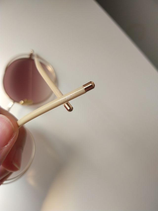 Gafas de Sol Redondas Dorado