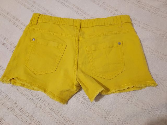 Pantalón chica corto vaquero Benetton