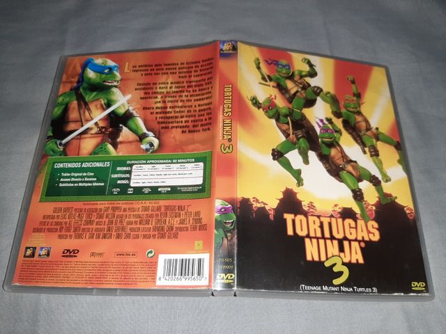las tortugas ninja 3 1a edicion descatalogada dvd