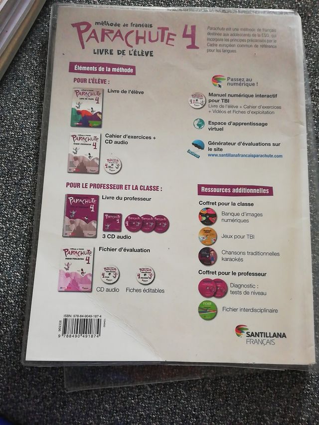 libro de francés 1 de Bachiller