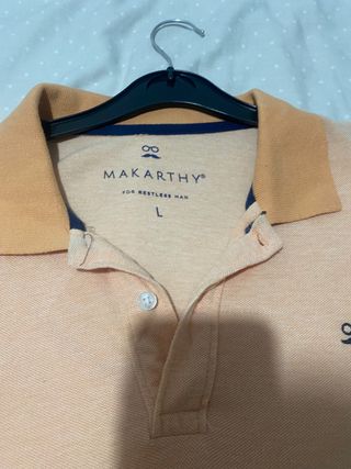 Makarthy Polo logo soft kaki 235994 | Fashionalia.com