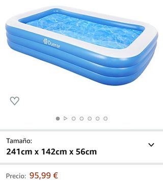 Duerer Piscina Hinchable Rectangular Piscina de segunda mano por 39