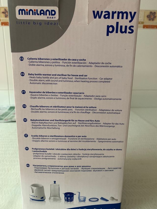 Calientabiberones esterilizador