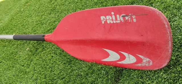 Pala/remo Prijon piragüa río/mar Aluminio y resina