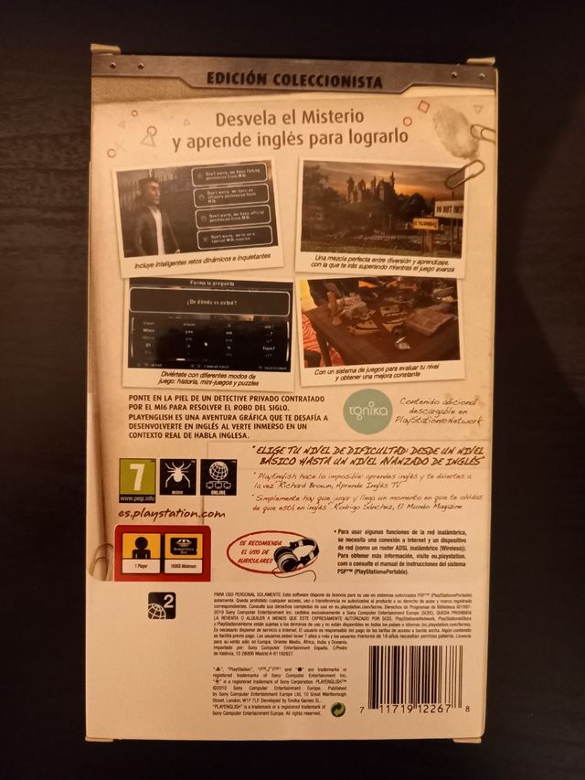 Perfecto estado Play english PSP ed. coleccionista
