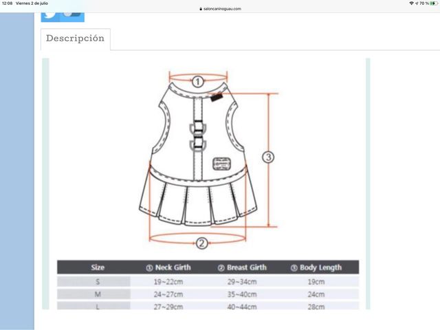 Arnés y correa para perro pequeño