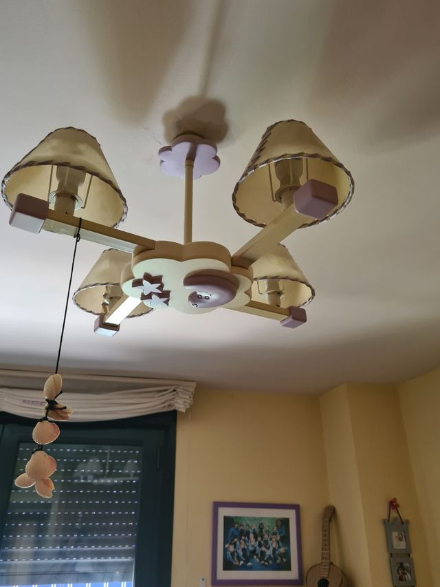 Lámparas habitacion infantil.