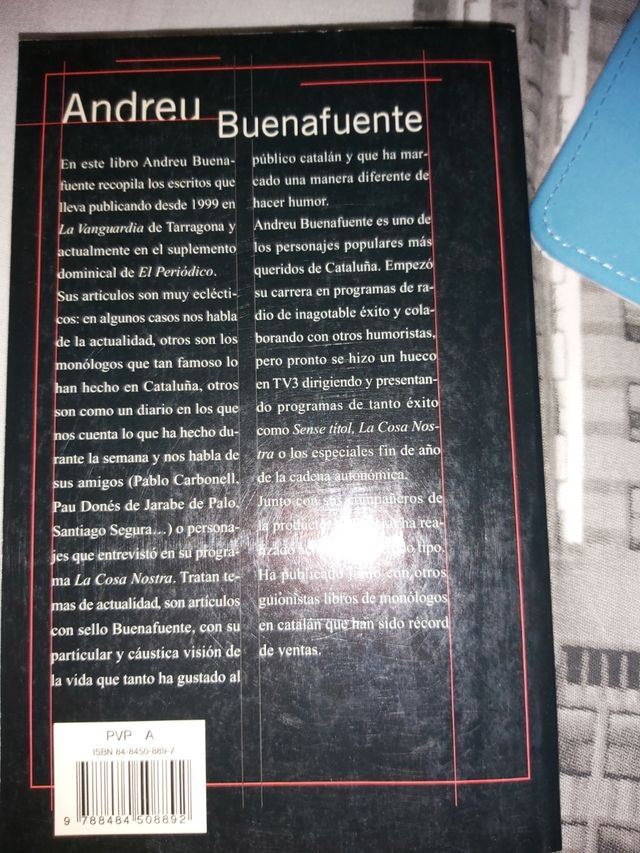 Libro lo dudo Mucho de Andrés Buenafuente