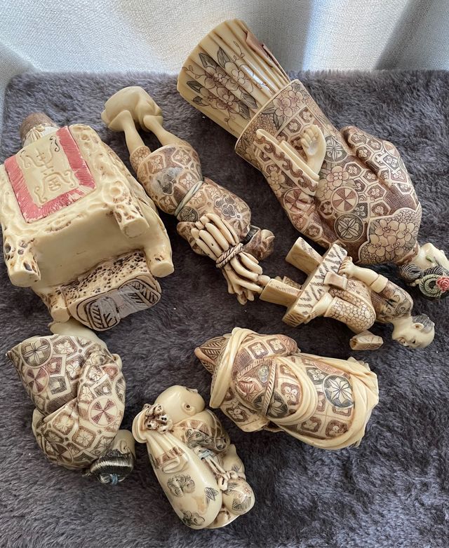 Figuras japonesa resina antiguas