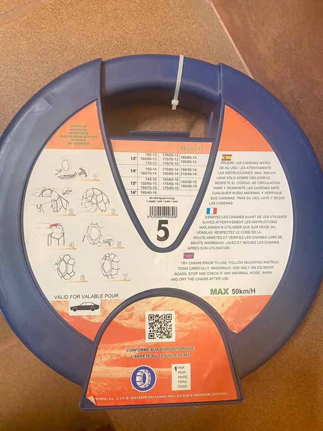 Cadenas de coche nuevo