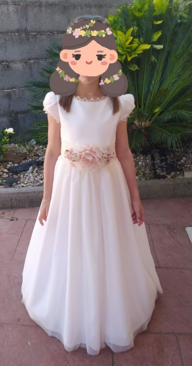 vestido primera comunión 2021 plumeti