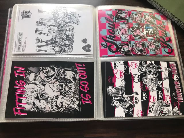 Monster High álbum y cartas