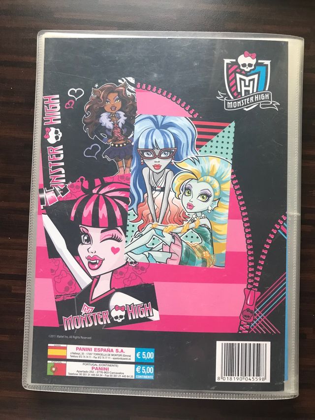 Monster High álbum y cartas