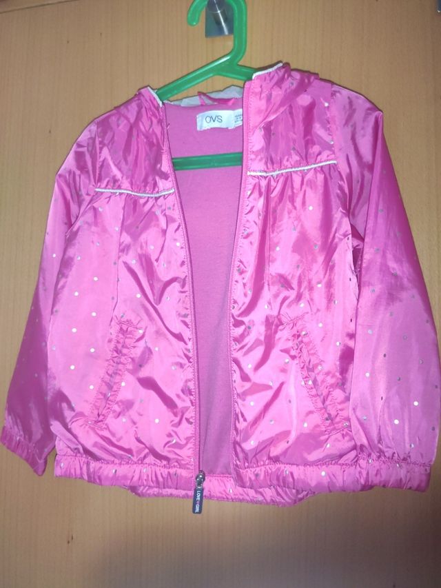 CHAQUETA PARAVIENTOS NIÑA 4-5 AÑOS