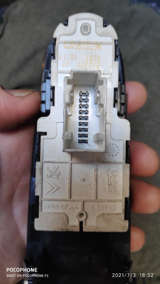 Mando elevalunas jumpy e208  e expert 2017