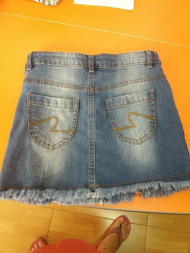 falda vaquera marca ubs.2 talla 8 años 128cm