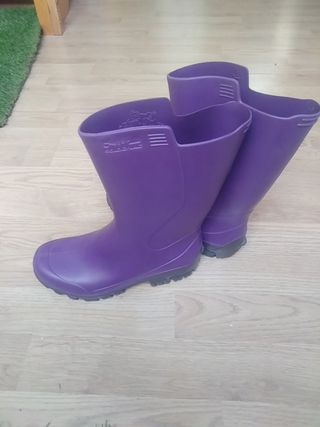 Botas De Agua Mujer | Katiuskas Botas Agua Solognac Sgw Glenarm 100 Cálidas  Negro Impermeable - Karima Essa