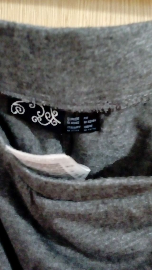 Falda nueva extralarga gris Lidl